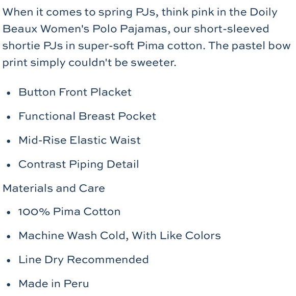 LoveShackFancy x Roller Rabbit Polo Pajamas - Picture 6 of 10